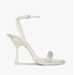 JONATHAN SIMKHAI Icon Crystal Sculpted Heeled Sandals